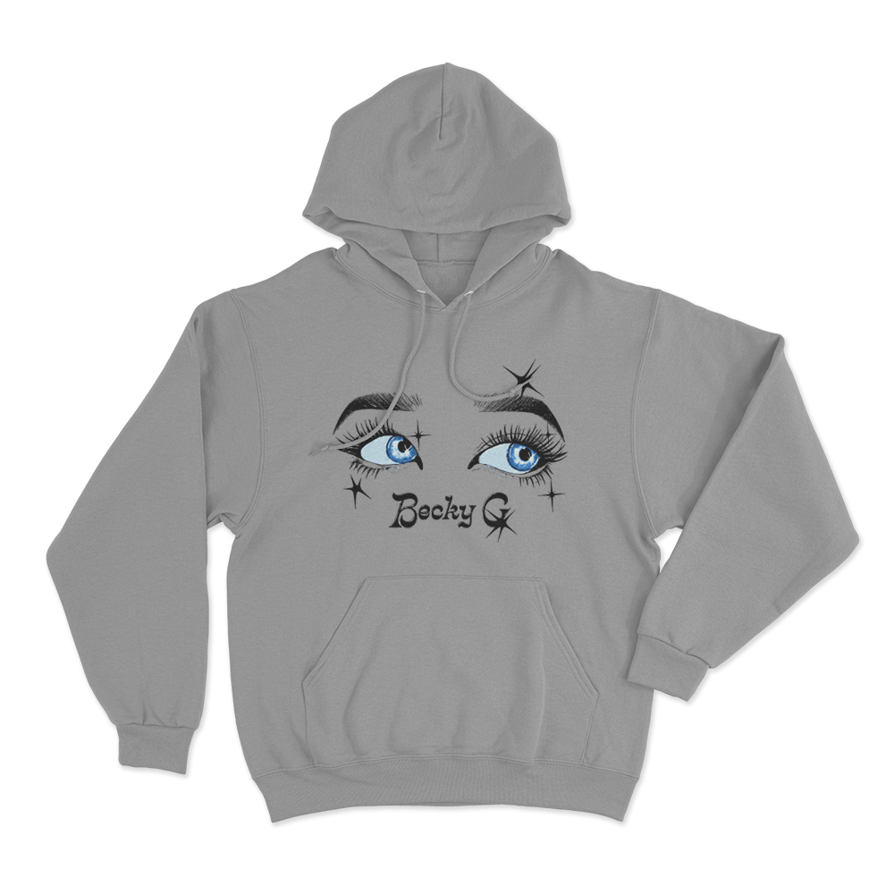 Becky G Eyes Unisex Hoodie Grey Becky G Eyes Unisex Hoodie Grey