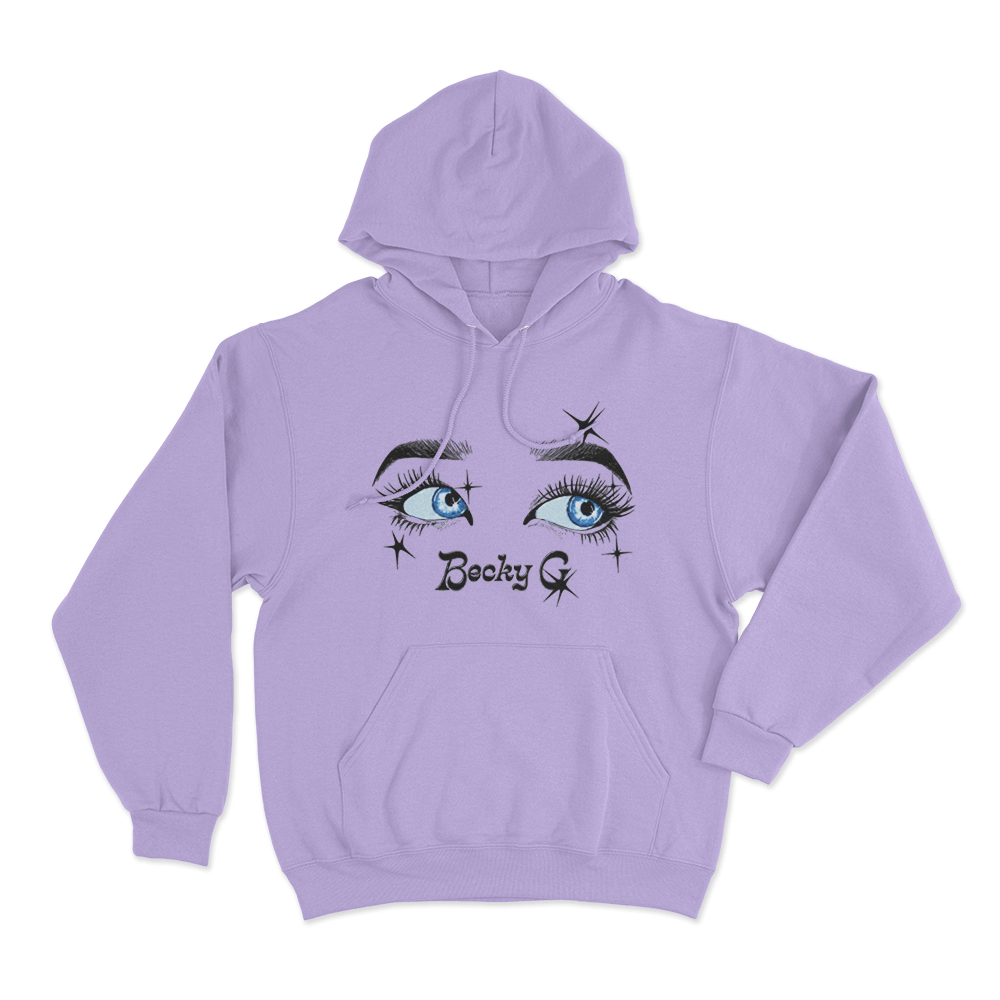 Becky G Eyes Unisex Hoodie Purple Becky G Eyes Unisex Hoodie Purple