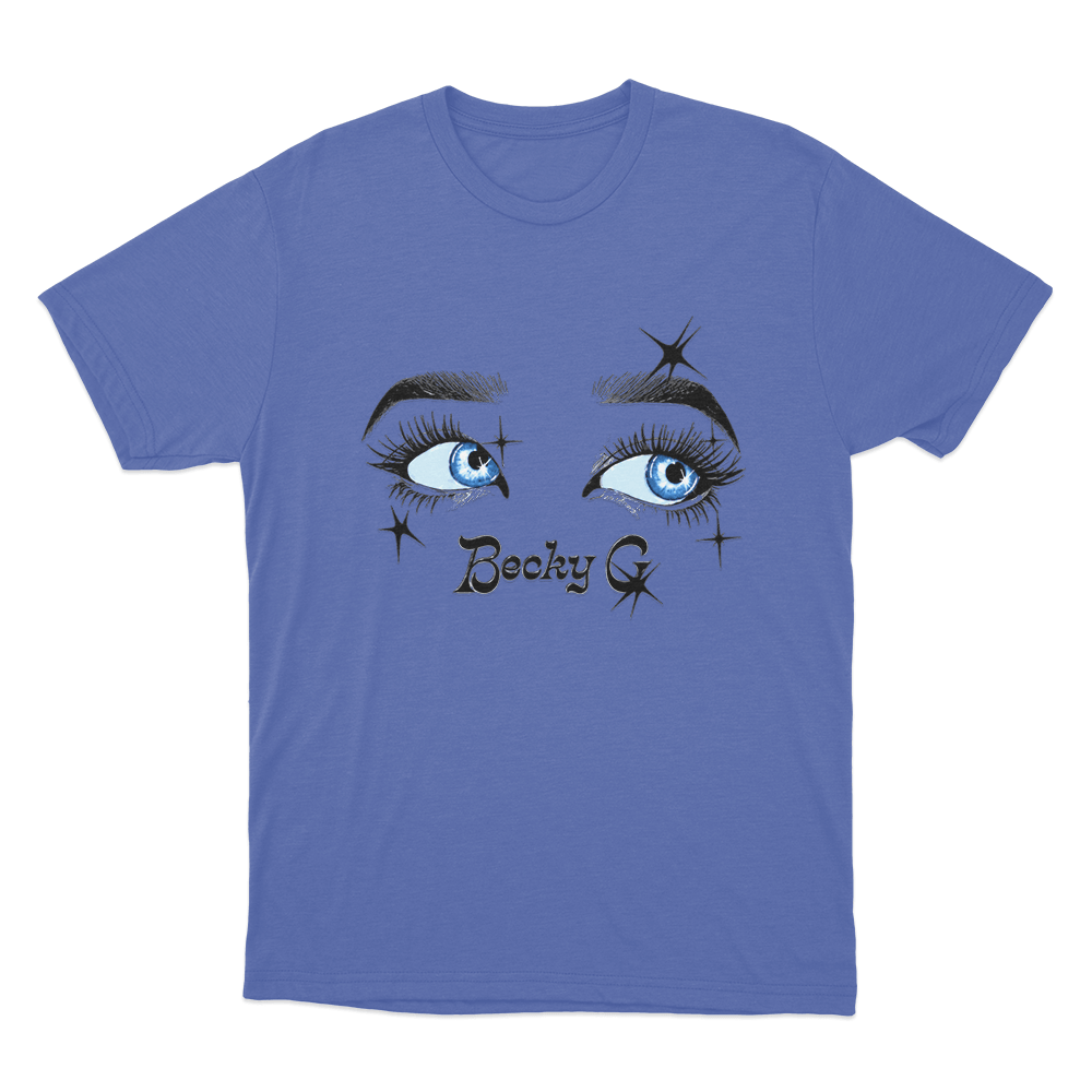 Becky G Eyes Unisex T Shirt Blue Becky G Eyes Unisex T Shirt Blue