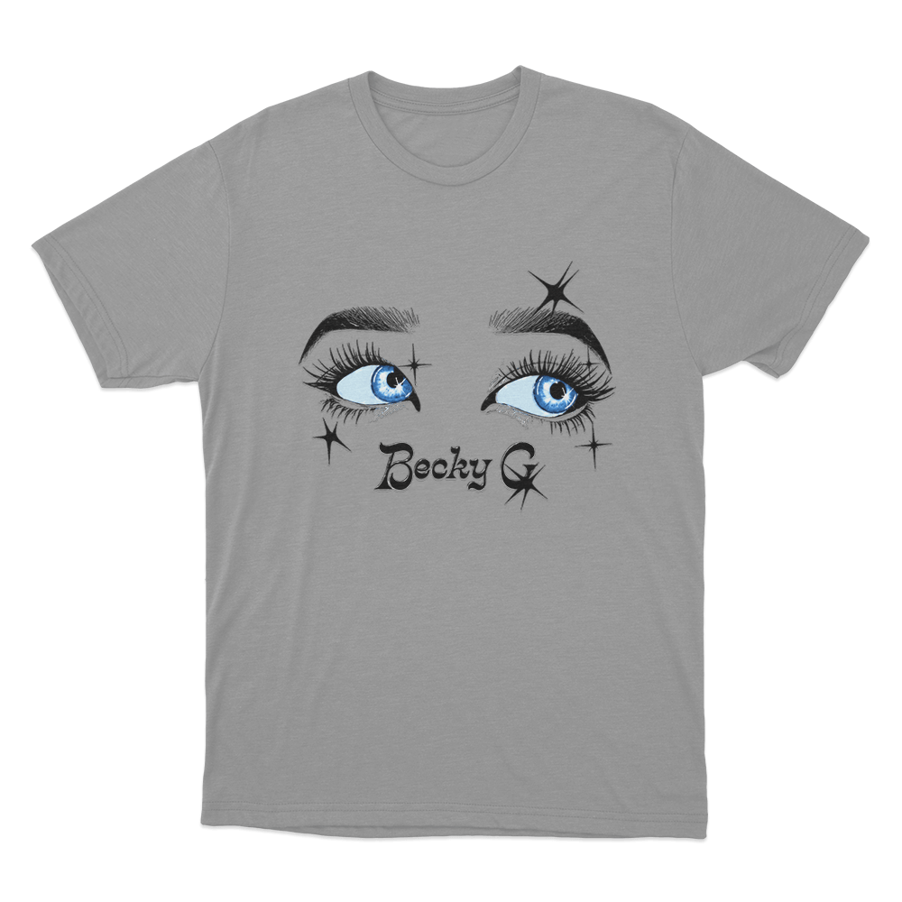 Becky G Eyes Unisex T Shirt Grey Becky G Eyes Unisex T Shirt Grey