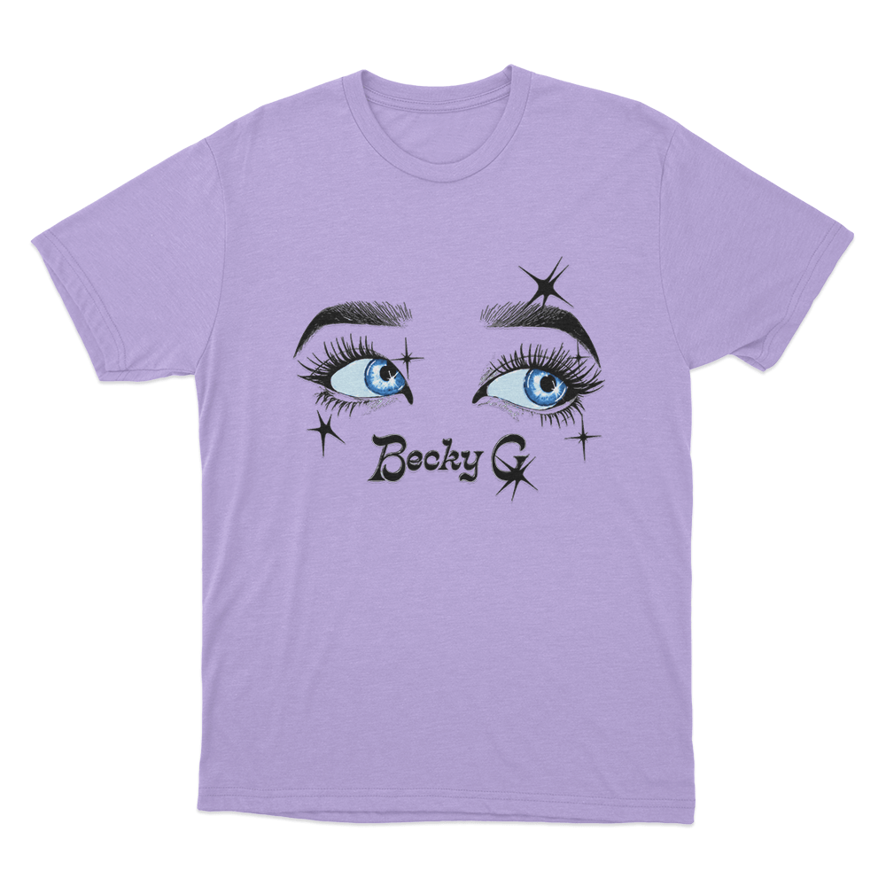 Becky G Eyes Unisex T Shirt Purple Becky G Eyes Unisex T Shirt Purple