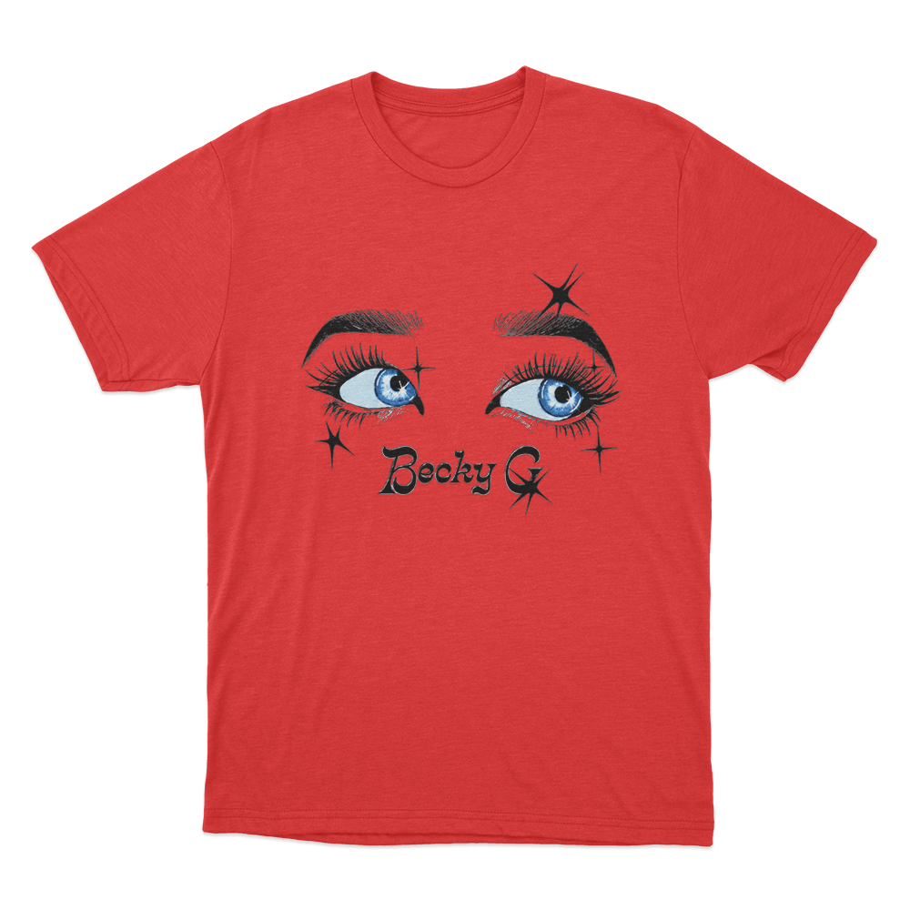 Becky G Eyes Unisex T Shirt Red Becky G Eyes Unisex T Shirt Red