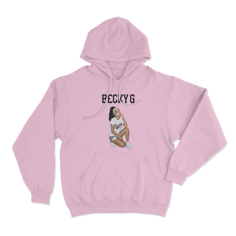 Becky G Portrait Unisex Hoodie Pink Becky G Portrait Unisex Hoodie Pink