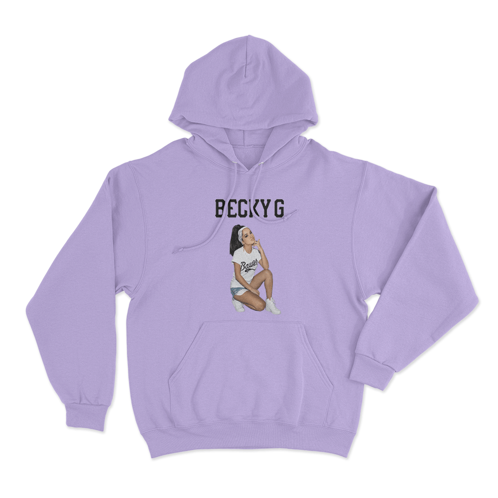 Becky G Portrait Unisex Hoodie Purple Becky G Portrait Unisex Hoodie Purple