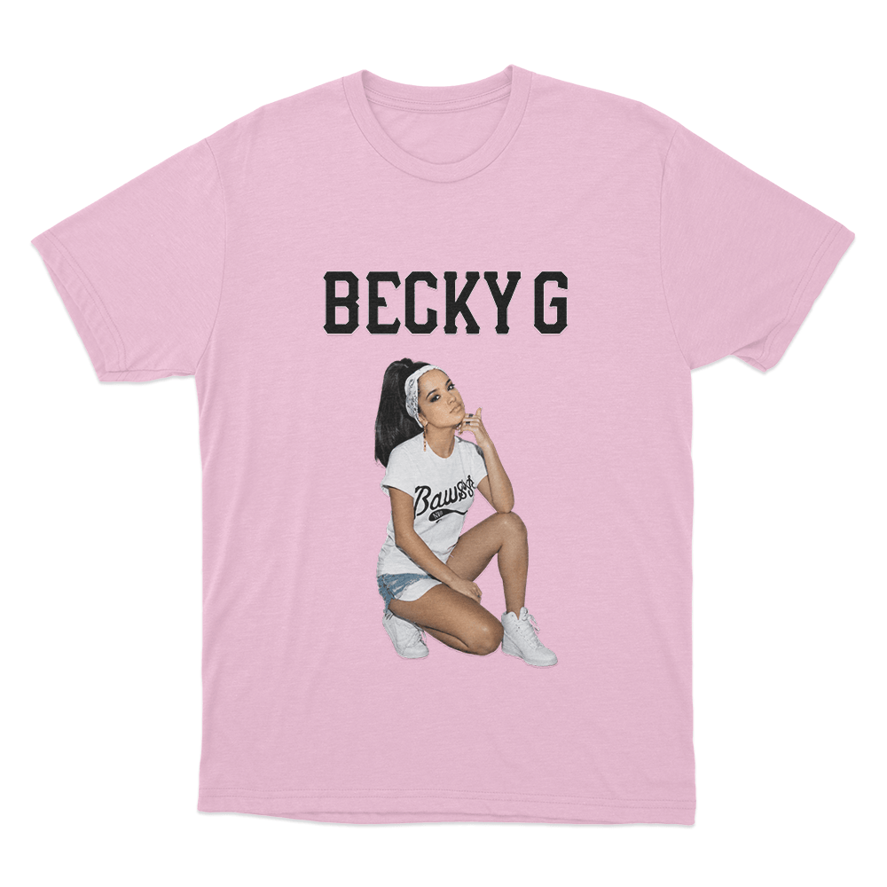 Becky G Portrait Unisex T Shirt Pink Becky G Portrait Unisex T Shirt Pink
