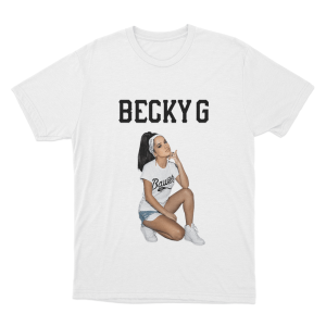 Becky G Portrait Unisex T Shirt White